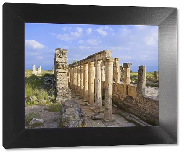 Ruins of ancient Hierapolis, Pamukkale, Anatolia, Turkey