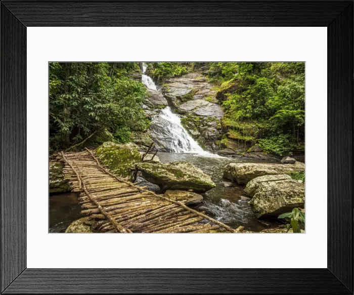 Framed Print : Africa, Tanzania, Udzungwa Mountains National Park. The Sonje Waterfalls Framed Print : Africa, Tanzania, Udzungwa Mountains National Park. The Sonje Waterfalls