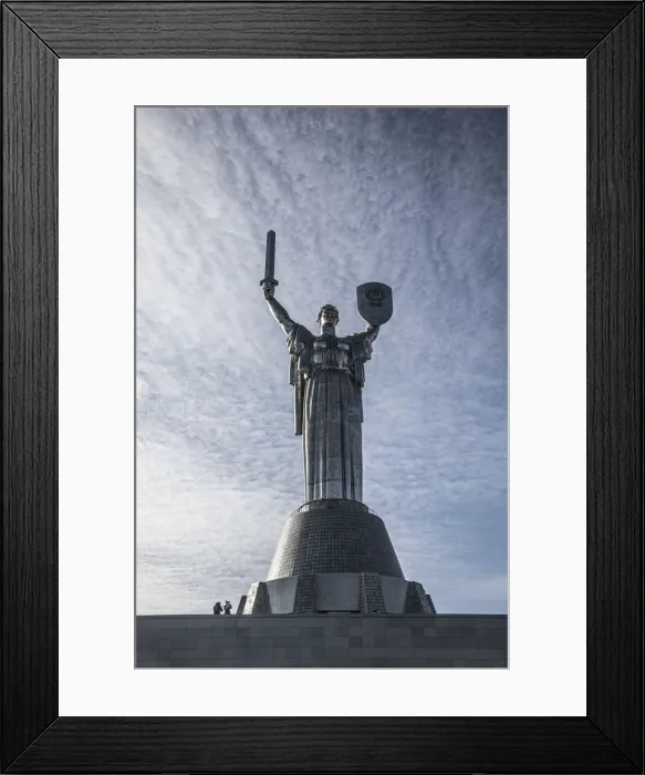 Framed Print : Motherland Monument, National Museum of the History of Ukraine in WW2, Kiev (Kyiv)