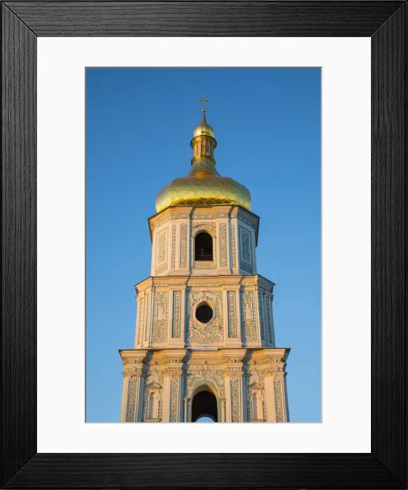 Framed Print : Bell Tower of St. Sophias Cathedral, Sofiyivska Square, Kiev (Kyiv), Ukraine Framed Print : Bell Tower of St. Sophias Cathedral, Sofiyivska Square, Kiev (Kyiv), Ukraine