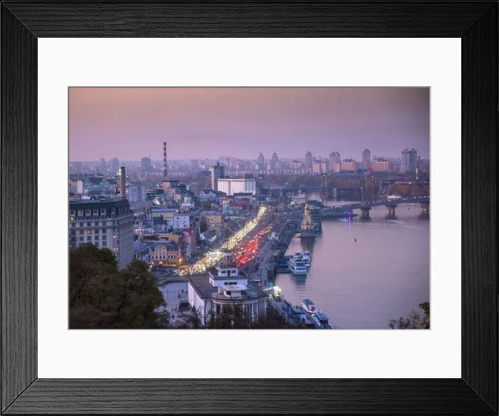 Framed Print : Ukraine, Kyiv, Podil Neighborhood, Right Bank Of The Dnieper River Framed Print : Ukraine, Kyiv, Podil Neighborhood, Right Bank Of The Dnieper River