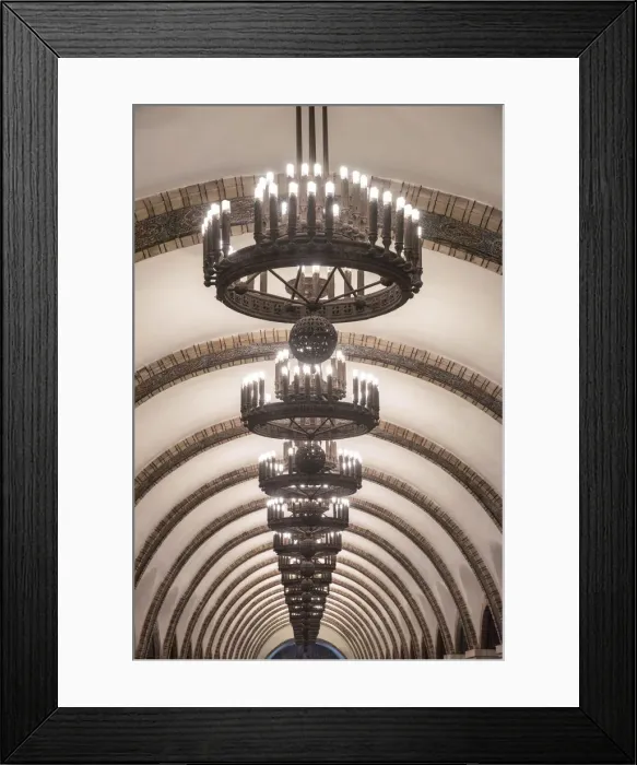 Framed Print : Ukraine, Kyiv, Arsenalna Metro Station, Currently The Deepest Station In The World Framed Print : Ukraine, Kyiv, Arsenalna Metro Station, Currently The Deepest Station In The World