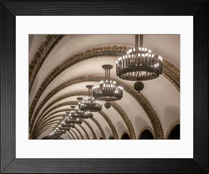Framed Print : Ukraine, Kyiv, Arsenalna Metro Station, Currently The Deepest Station In The World Framed Print : Ukraine, Kyiv, Arsenalna Metro Station, Currently The Deepest Station In The World