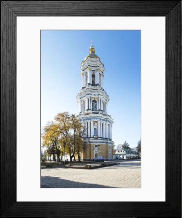 Framed Print : Ukraine, Kyiv, Pechersak Lavra, Great Lavra Belltower, Monastery of the Caves