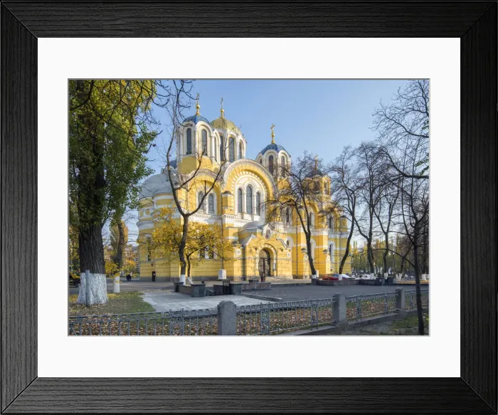 Framed Print : Ukraine, Kyiv, Saint Volodymyrs Cathedral, Mother Cathedral Of The Ukrainian Framed Print : Ukraine, Kyiv, Saint Volodymyrs Cathedral, Mother Cathedral Of The Ukrainian