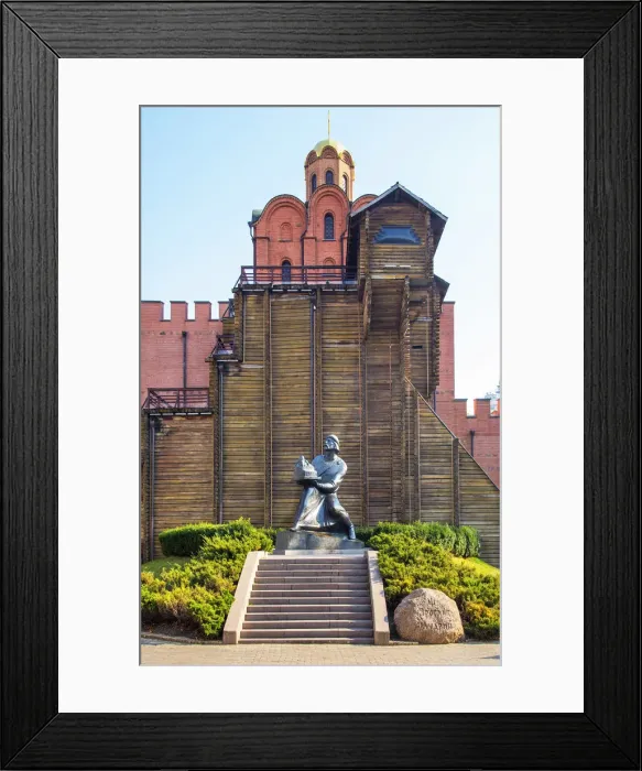 Framed Print : Ukraine, Kyiv, Statue Of Yaroslav The Wise, The Grand Prince of Rus Framed Print : Ukraine, Kyiv, Statue Of Yaroslav The Wise, The Grand Prince of Rus