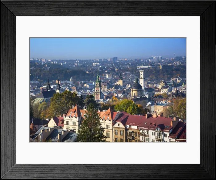 Framed Print : Ukraine, Lviv, City Was Planned In The Second Half Of The 13th Century, Medieval Framed Print : Ukraine, Lviv, City Was Planned In The Second Half Of The 13th Century, Medieval