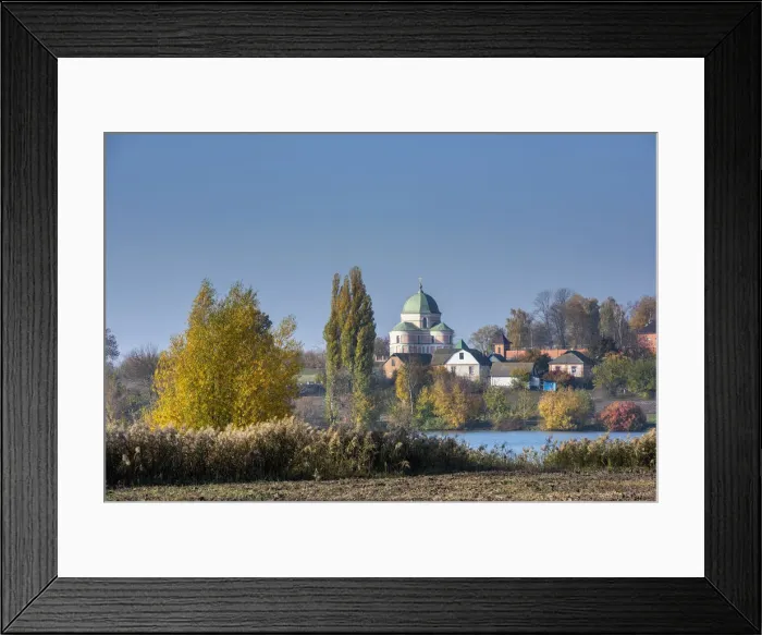 Framed Print : Ukraine, Countryside, Orthodox Church, Village Framed Print : Ukraine, Countryside, Orthodox Church, Village