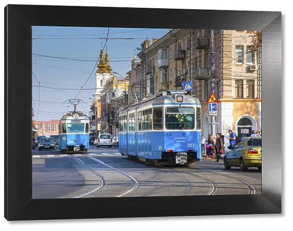 Ukraine, Vinnytsya, Electric Commuter Trolley, Streetcar