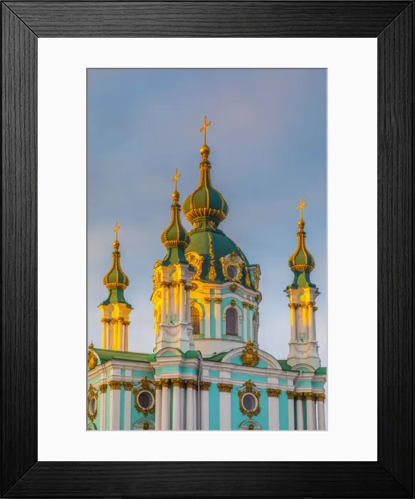 Framed Print : St. Andrews church, Kiev (Kyiv), Ukraine Framed Print : St. Andrews church, Kiev (Kyiv), Ukraine