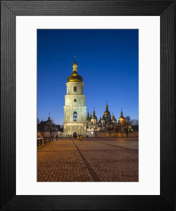 Framed Print : St. Sophias Cathedral and Bell Tower, Sofiyivska Square, Kiev (Kyiv), Ukraine Framed Print : St. Sophias Cathedral and Bell Tower, Sofiyivska Square, Kiev (Kyiv), Ukraine