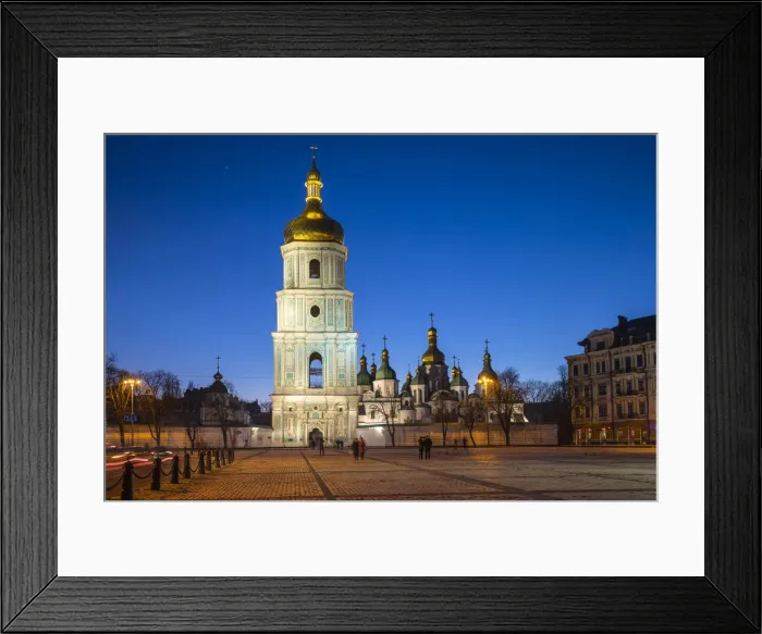 Framed Print : St. Sophias Cathedral and Bell Tower, Sofiyivska Square, Kiev (Kyiv), Ukraine Framed Print : St. Sophias Cathedral and Bell Tower, Sofiyivska Square, Kiev (Kyiv), Ukraine