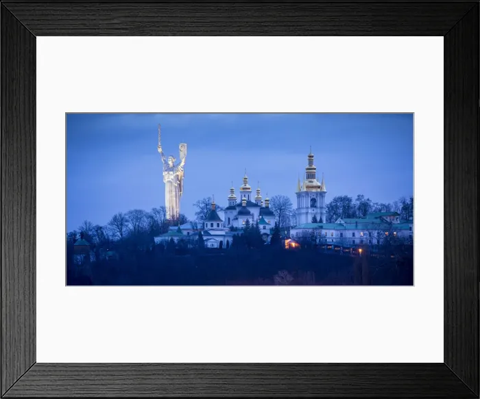 Framed Print : Motherland Monument & Pechersk Lavra (Monastery of the Caves), Kiev (Kyiv), Ukraine Framed Print : Motherland Monument & Pechersk Lavra (Monastery of the Caves), Kiev (Kyiv), Ukraine