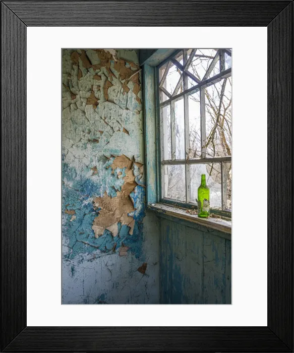 Framed Print : Ruined house in an abandoned village inside the Chernobyl Exclusion Zone, Ukraine Framed Print : Ruined house in an abandoned village inside the Chernobyl Exclusion Zone, Ukraine