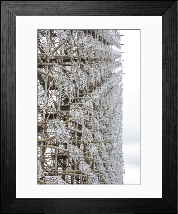Framed Print : Duga Radar (aka Russian Woodpecker), a secret Soviet Over the Horizon military radar Framed Print : Duga Radar (aka Russian Woodpecker), a secret Soviet Over the Horizon military radar
