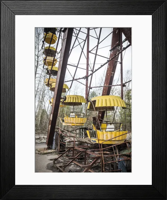Framed Print : Childrens amusement park in the abandoned city of Pripyat, Chernobyl Exclusion Zone Framed Print : Childrens amusement park in the abandoned city of Pripyat, Chernobyl Exclusion Zone