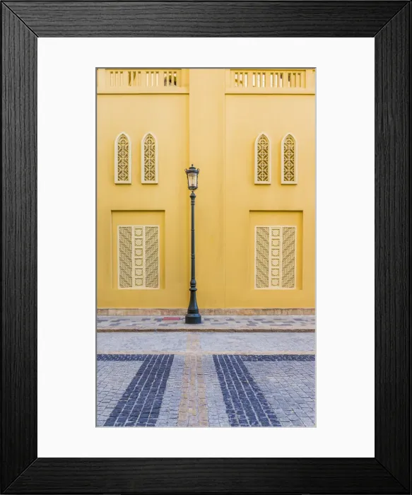 Framed Print : Local architecture, Dubai, United Arab Emirates