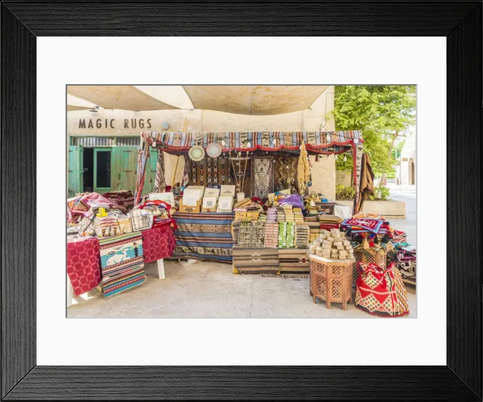 Framed Print : Market stall in Al Seef, Dubai Creek, Dubai, United Arab Emirates Framed Print : Market stall in Al Seef, Dubai Creek, Dubai, United Arab Emirates