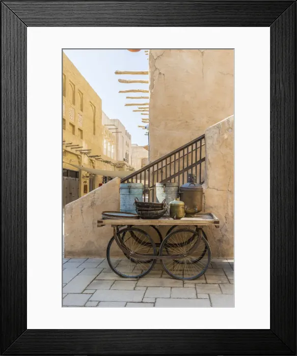 Framed Print : Al Seef, Dubai Creek, Dubai, United Arab Emirates Framed Print : Al Seef, Dubai Creek, Dubai, United Arab Emirates