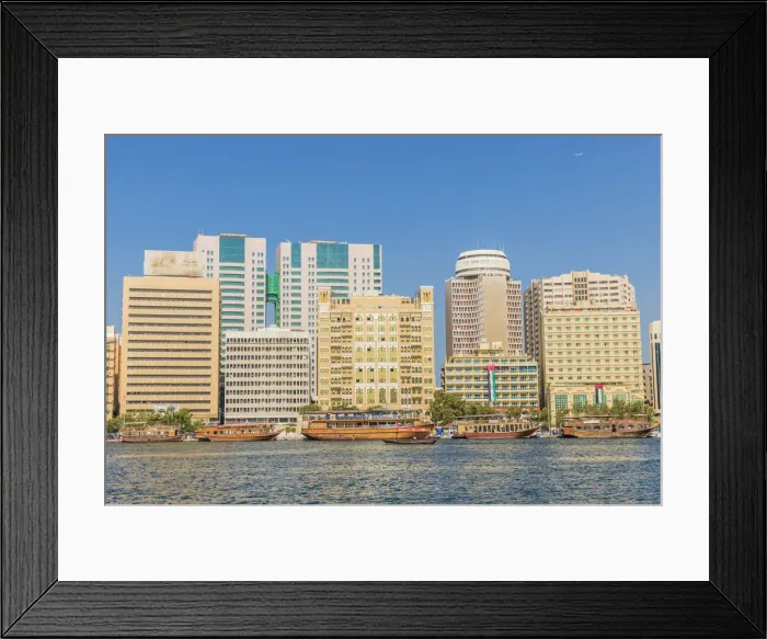 Framed Print : Dubai Creek, Dubai, United Arab Emirates Framed Print : Dubai Creek, Dubai, United Arab Emirates