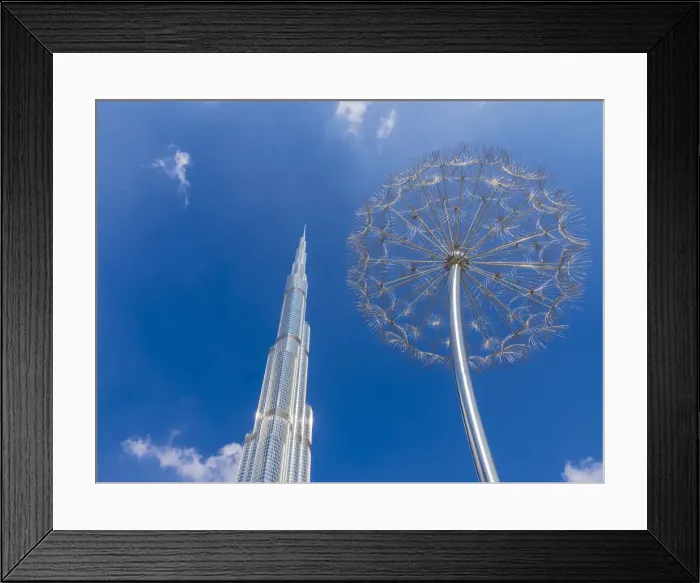 Framed Print : Burj Khalifa, Dubai, United Arab Emirates