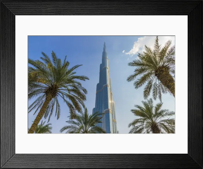 Framed Print : Burj Khalifa, Dubai, United Arab Emirates