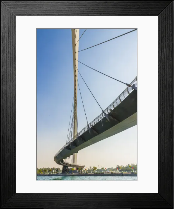 Framed Print : The Tolerance Bridge, Dubai Canal, Dubai, United Arab Emirates Framed Print : The Tolerance Bridge, Dubai Canal, Dubai, United Arab Emirates