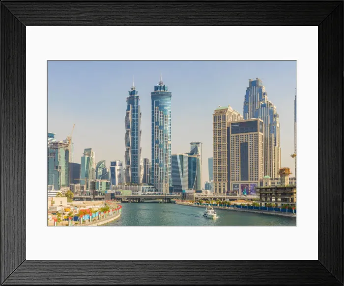 Framed Print : Dubai Canal, Dubai, United Arab Emirates Framed Print : Dubai Canal, Dubai, United Arab Emirates