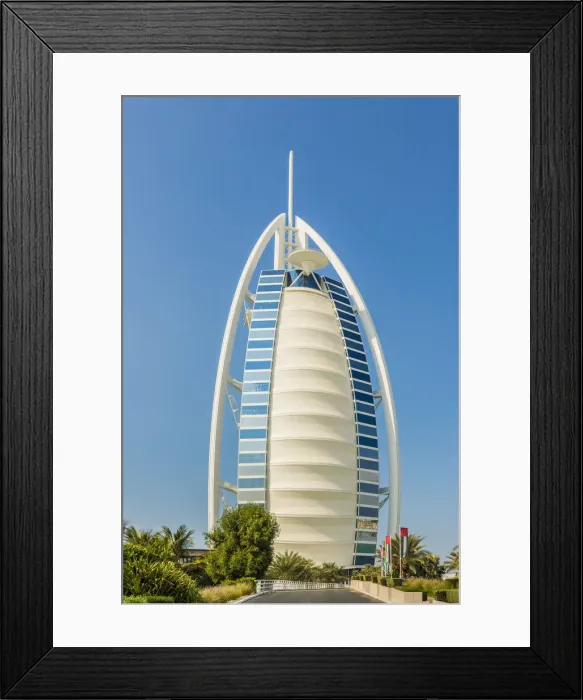 Framed Print : Burj Al Arab Jumeirah, Dubai, United Arab Emirates