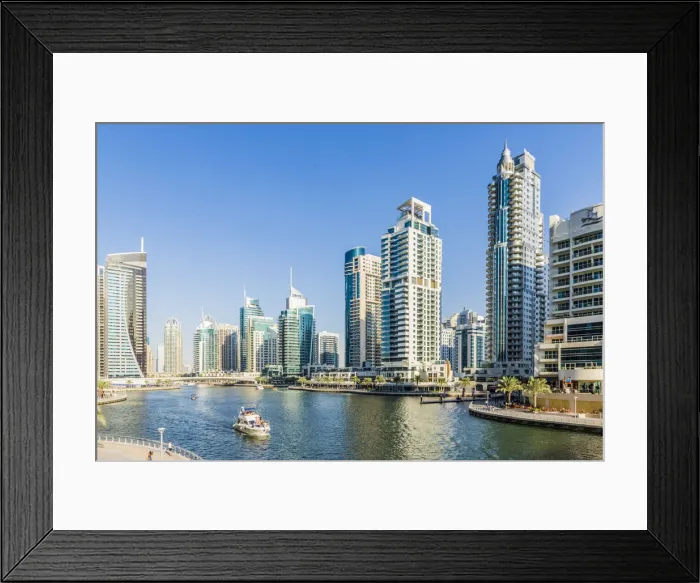 Framed Print : Dubai Marina, Dubai, United Arab Emirates Framed Print : Dubai Marina, Dubai, United Arab Emirates