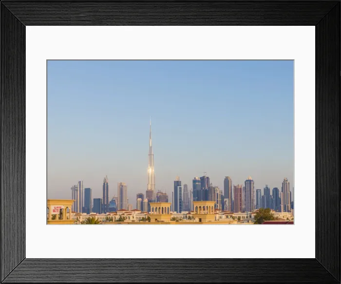 Framed Print : Skyline, Dubai, United Arab Emirates Framed Print : Skyline, Dubai, United Arab Emirates