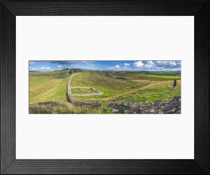 Framed Print : UK, England, Northumberland, Hexham, Henshaw, Hadrians Wall, Milecastle 39 Framed Print : UK, England, Northumberland, Hexham, Henshaw, Hadrians Wall, Milecastle 39