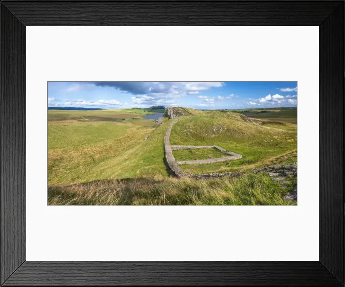 Framed Print : UK, England, Northumberland, Hexham, Henshaw, Hadrians Wall, Milecastle 39 Framed Print : UK, England, Northumberland, Hexham, Henshaw, Hadrians Wall, Milecastle 39