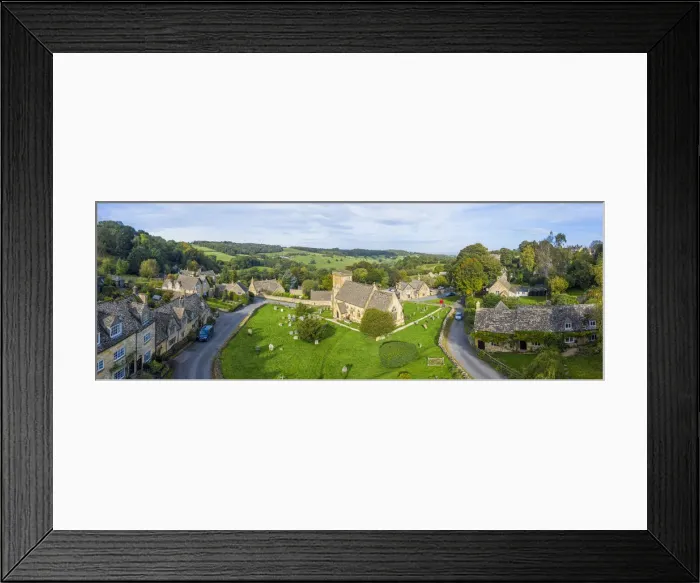 Framed Print : Cotswolds village of Snowshill, Gloucestershire, England