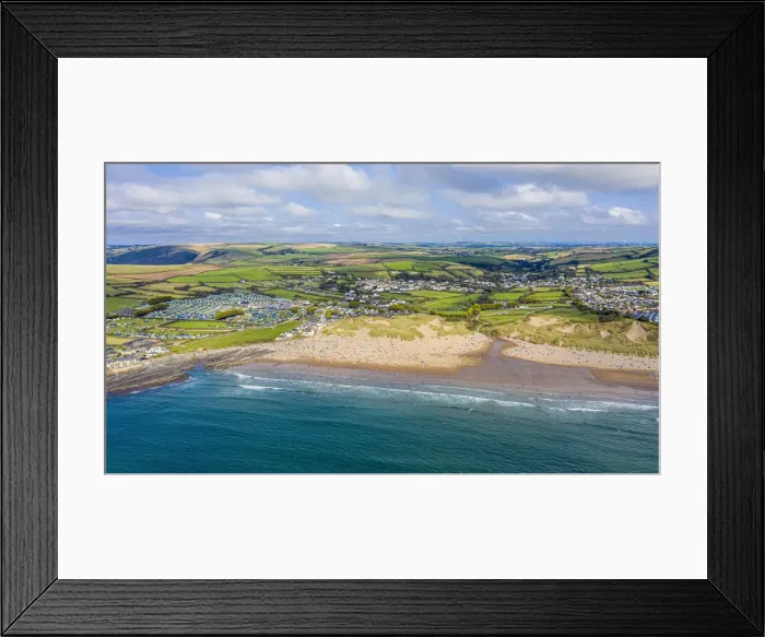 Framed Print : Croyde beach, Croyde, North Devon, England Framed Print : Croyde beach, Croyde, North Devon, England