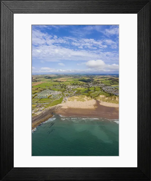 Framed Print : Croyde beach, Croyde, North Devon, England Framed Print : Croyde beach, Croyde, North Devon, England