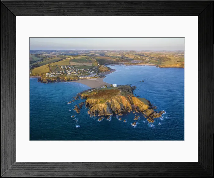 Framed Print : Bigbury on Sea, Bigbury, Devon, England Framed Print : Bigbury on Sea, Bigbury, Devon, England