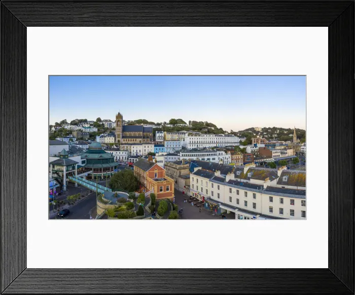 Framed Print : Torquay town centre, Torbay, Devon, England Framed Print : Torquay town centre, Torbay, Devon, England