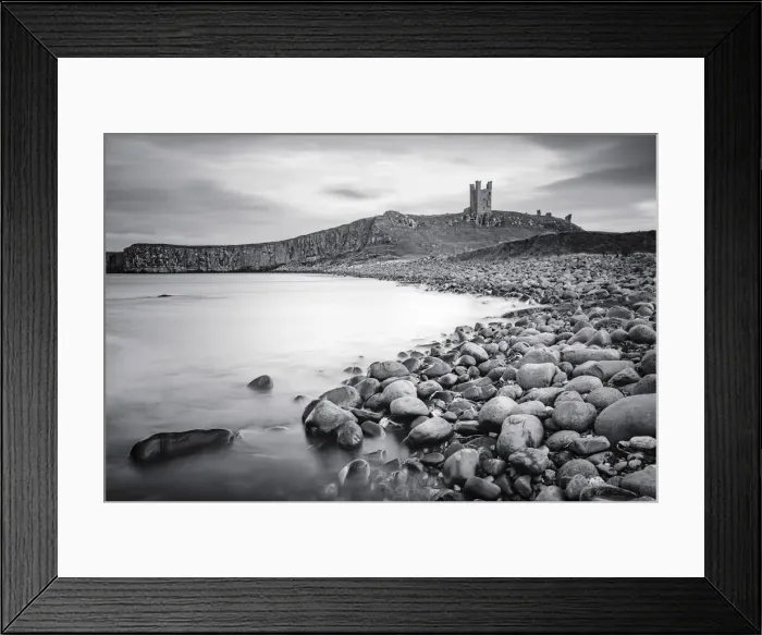 Framed Print : UK, England, Northumberland, Dunstanburgh Castle, Lilburn Tower Framed Print : UK, England, Northumberland, Dunstanburgh Castle, Lilburn Tower