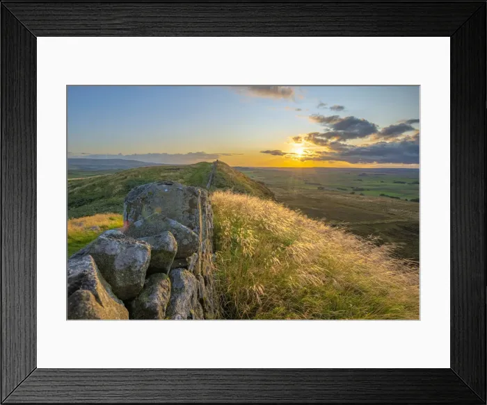 Framed Print : UK, England, Northumberland, Haltwhistle, Melkridge, Winshield Crags, Hadrians Wall Framed Print : UK, England, Northumberland, Haltwhistle, Melkridge, Winshield Crags, Hadrians Wall