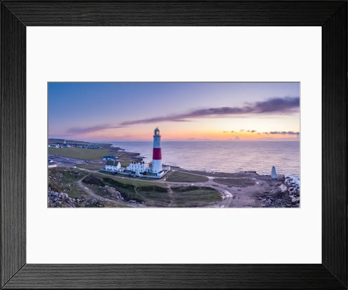 Framed Print : UK, England, Dorset, Portland Bill, Portland Bill Lighthouse