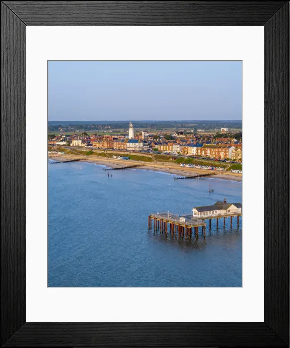 Framed Print : UK, England, Suffolk, Southwold, Southwold Pier Framed Print : UK, England, Suffolk, Southwold, Southwold Pier
