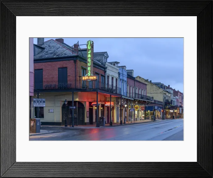 Framed Print : USA, Deep South, Louisiana, New Orleans, French Quarter, Decatur street Framed Print : USA, Deep South, Louisiana, New Orleans, French Quarter, Decatur street