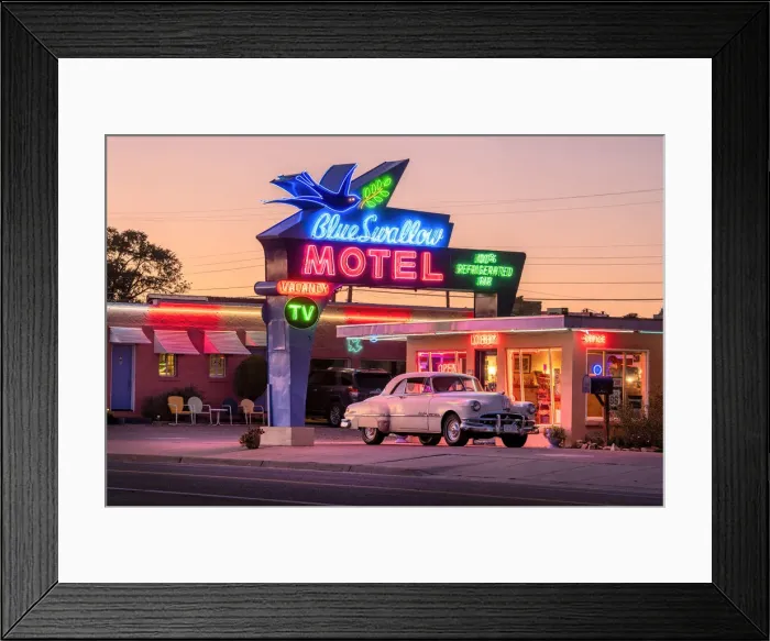 Framed Print : North America, USA, United States, New Mexico, Road Trip, Route 66, Tucumcari Framed Print : North America, USA, United States, New Mexico, Road Trip, Route 66, Tucumcari