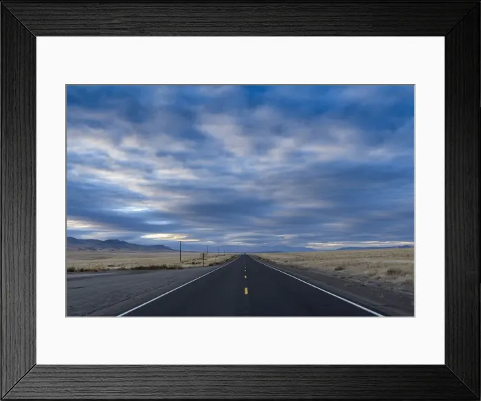 Framed Print : USA, Nevada, Highway Framed Print : USA, Nevada, Highway