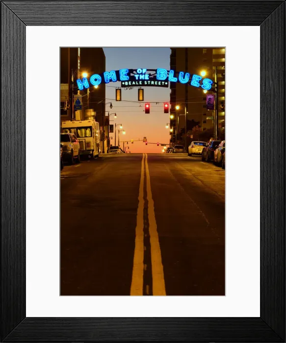 Framed Print : USA, Deep South, Tennessee, Memphis, Beale Street Framed Print : USA, Deep South, Tennessee, Memphis, Beale Street