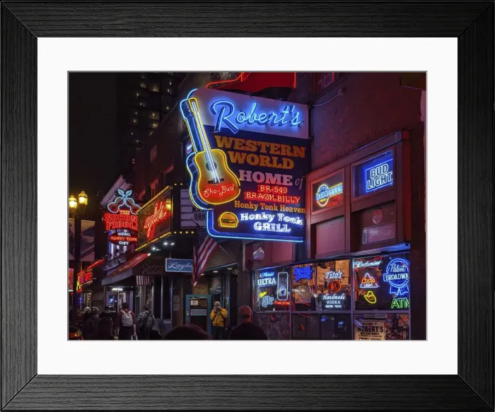 Framed Print : USA, Deep South, Tennessee, Nashville, Music City, Broadway, Music scene Framed Print : USA, Deep South, Tennessee, Nashville, Music City, Broadway, Music scene