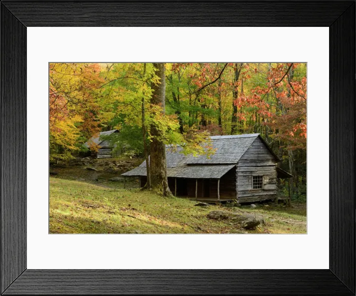 Framed Print : USA, Deep South, Tennessee, Great Smokey Mountains, National Park, Noah Bud Ogle Cabin Framed Print : USA, Deep South, Tennessee, Great Smokey Mountains, National Park, Noah Bud Ogle Cabin