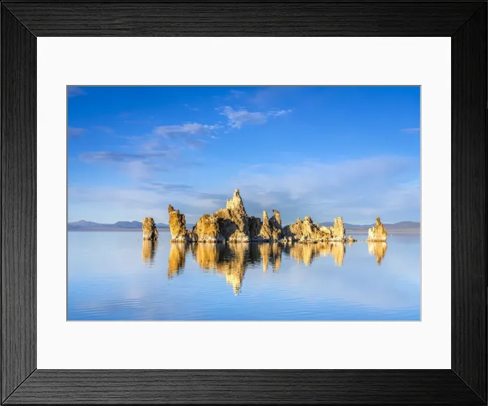 Framed Print : Rock formation at South Tufa on sunny day, Mono Lake, Mono County, Sierra Nevada Framed Print : Rock formation at South Tufa on sunny day, Mono Lake, Mono County, Sierra Nevada
