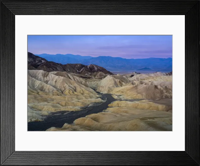 Framed Print : Natural rock formations at Zabriskie Point at dawn, Death Valley National Park Framed Print : Natural rock formations at Zabriskie Point at dawn, Death Valley National Park